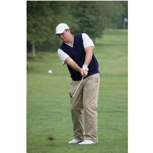 LL Bean Men's Navy Blue Pullover Sweater Vest